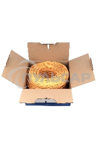 Кабель SkyNet Light FTPнг-LSZH 4x2x0,46, низкое дымовыделение, нулевое содержание галогенов, медный, FLUKE TEST, кат.5e, однож., 305 м, box, оранжевый