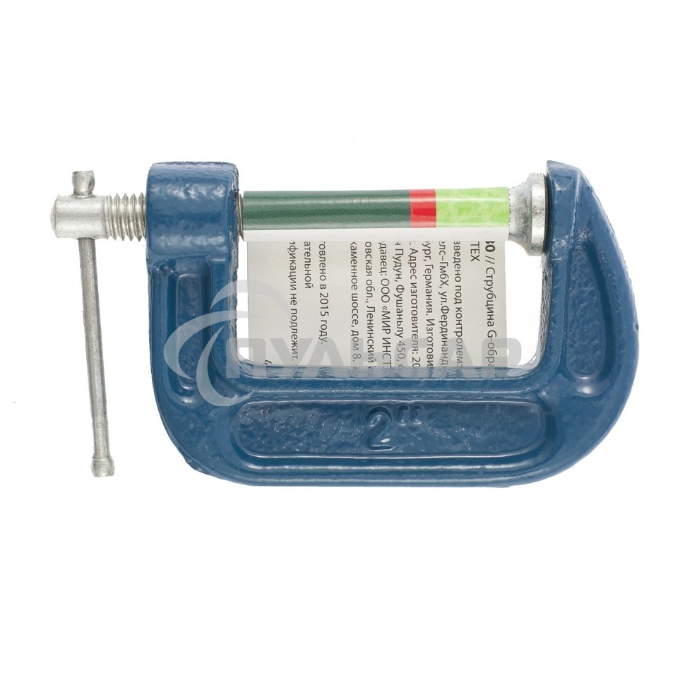 Струбцина СИБРТЕХ G-образная,50 мм СИБРТЕХ 20580