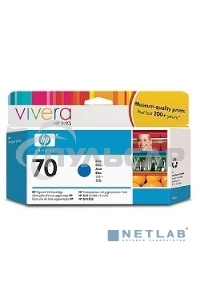 Картридж струйный HP №70 C9458A голубой для HP DJ Z2100/Z3100 (130мл)