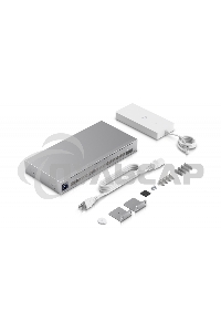 Коммутатор Ubiquiti UniFi Switch Pro Max 16 PoE PoE-коммутатор в стойку, 4х 2.5G RJ45, 12х 1G RJ45, 2х 10G SFP+, раздача 180 Вт