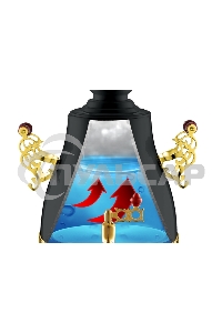 Самовар Centek CT-0092 B (черн+рисунок+золото), 4.0л, 2300Вт, поддерж.t + LED индикатор