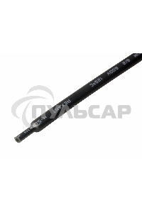 Трубка термоусадочная 6.0/2.0 1м с клеев. подсл. черный Rexant 20-6008