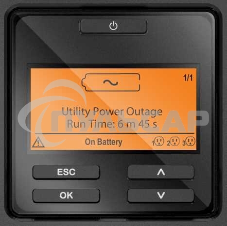 Источник бесперебойного питания APC Smart-UPS SRT, 1000VA/1000W, On-Line, Extended-run, Rack 2U (Tower convertible), черный