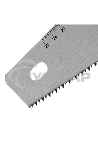 Ножовка по дереву Sparta 400 мм, 7-8 TPI, зуб-2D, каленый зуб, линейка, двухкомпонентная рукоятка