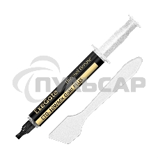 Термопаста ExeGate EX296086RUS ETG-10WMK Gold PLUS (10,4 Вт/(м•К), 4г, шприц с лопаткой)