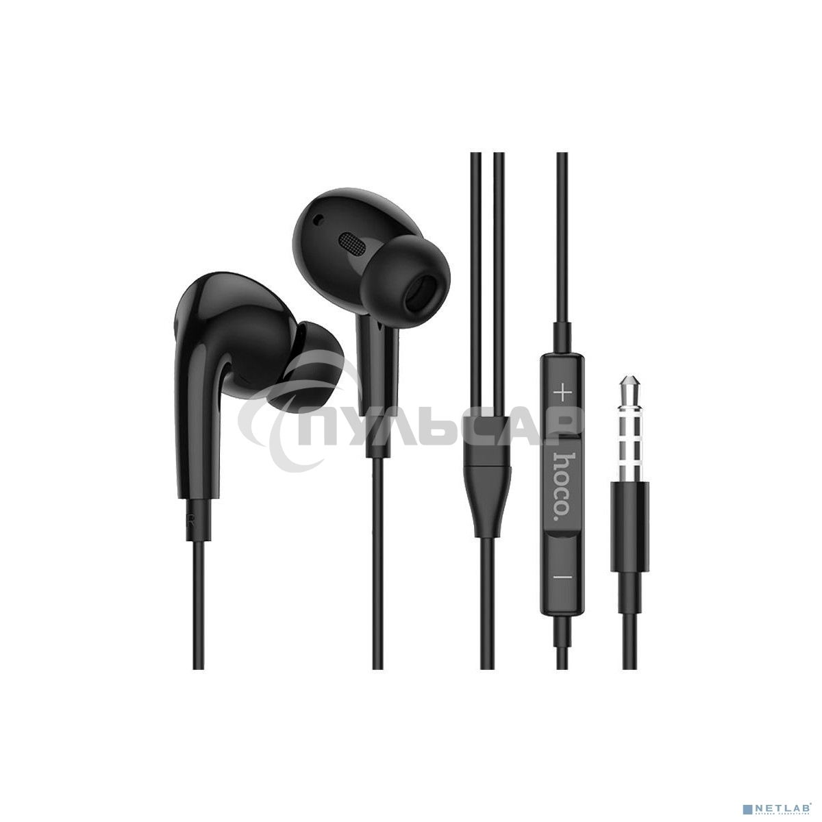 Наушники проводные-вставки с микрофоном Hoco M1 белый