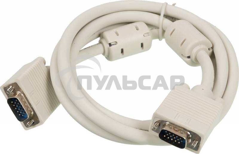 Кабель VGA 1.8м Ningbo SVGA 15M/15M феррит.кольца, CAB016S-06F