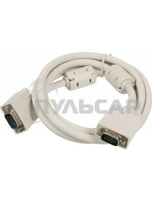 Кабель VGA 1.8м Ningbo SVGA 15M/15M феррит.кольца, CAB016S-06F