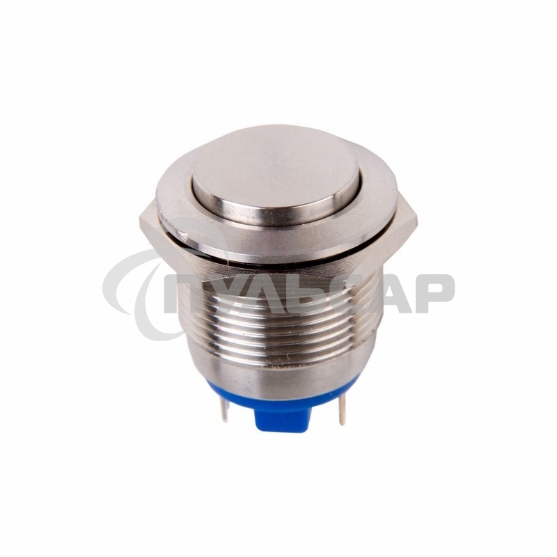 Кнопка антивандальная Ø19 Б/Фикс (2с) (ON)-OFF выпуклая (PBS-28В-4) Rexant (в упак. 1шт.)