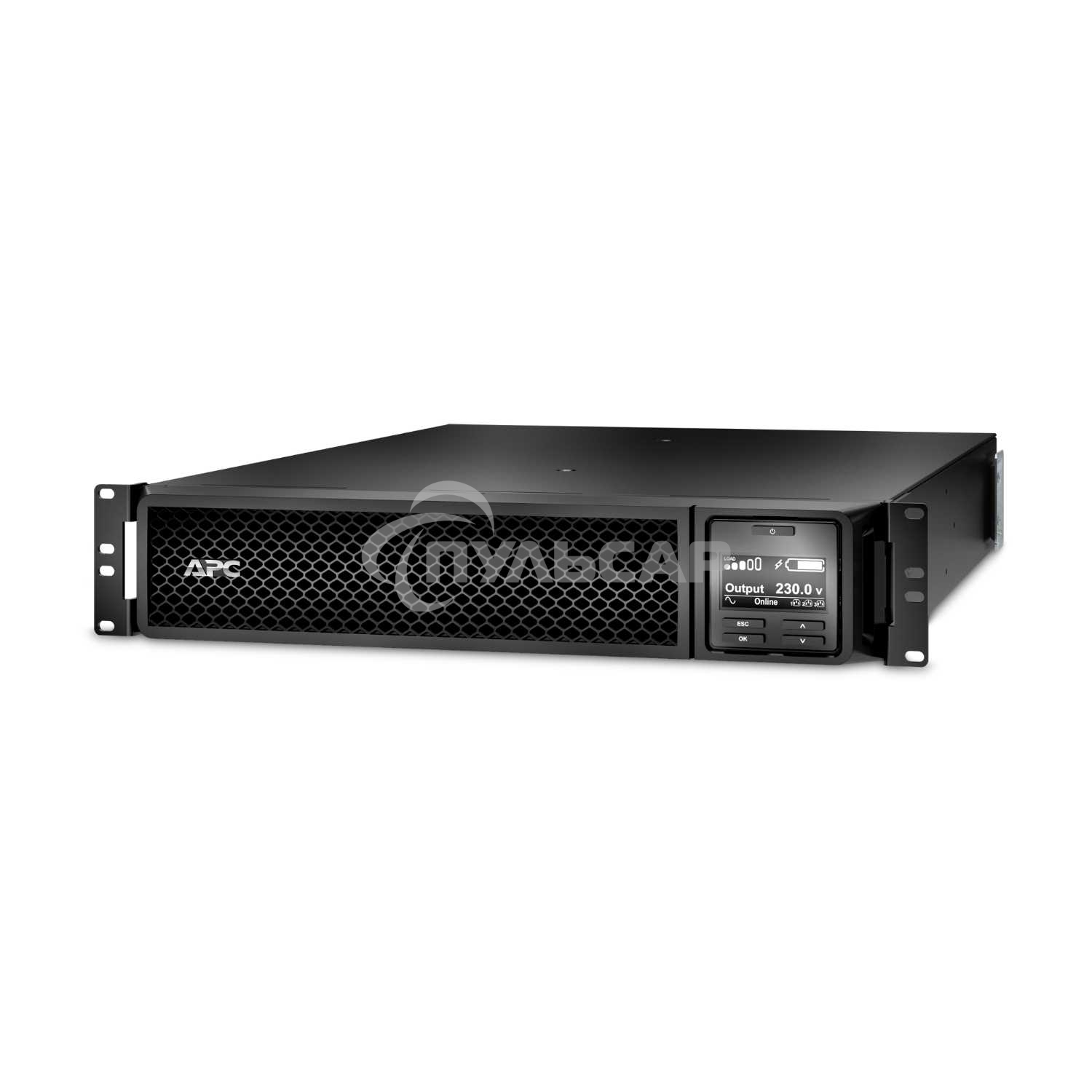 Источник бесперебойного питания APC Smart-UPS SRT, 1000VA/1000W, On-Line, Extended-run, Rack 2U (Tower convertible), черный