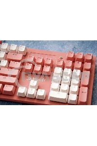 Клавиатура проводная A4Tech Bloody B800 Dual Color USB розовый/белый