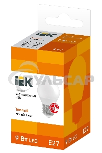 Лампа cветодиодная Iek LLE-G45-9-230-30-E27 ECO G45 шар 9Вт 230В 3000К E27