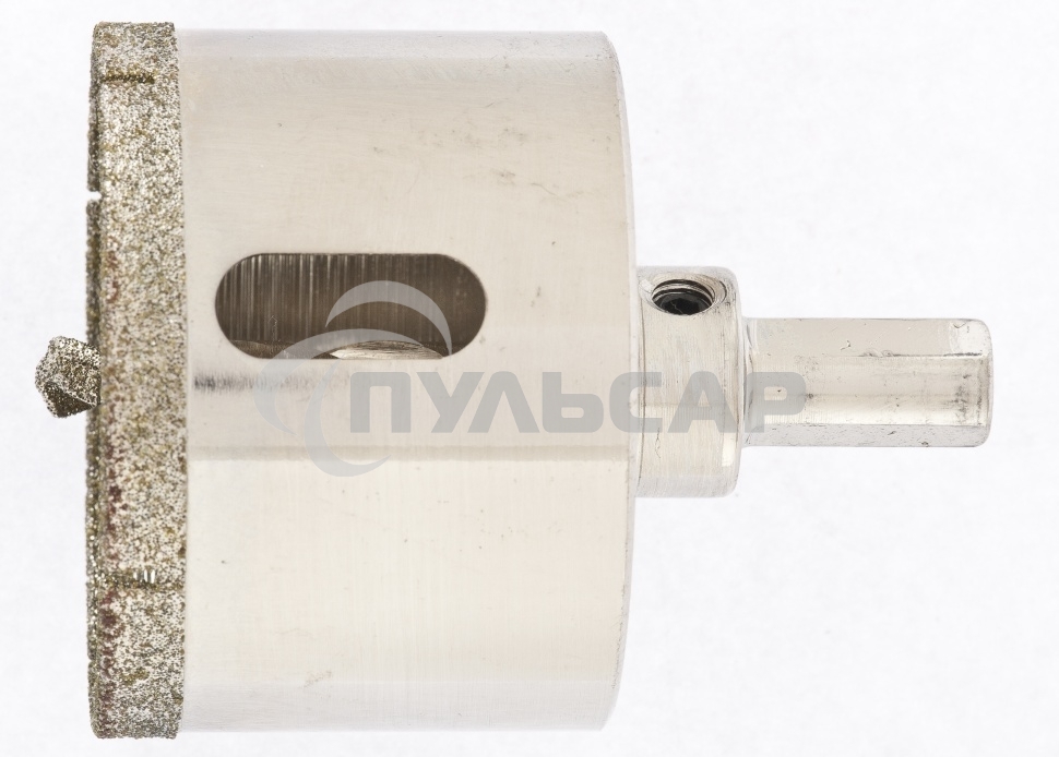 Сверло алмазное Matrix по керамограниту, 55 х 67 мм, 3-гранный хвостовик