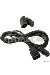 Кабель монитор-компьютер (UPS->уст-во) ExeGate Power EC-3P (С13->С14) VDE-250V-3*0,5-CU, 6A, 3м