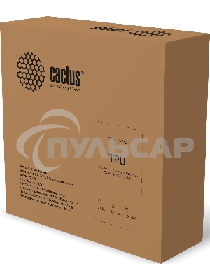 Пластик для принтера 3D Cactus CS-3D-TPU-0.8KG-RED TPU d1.75мм 0.8кг 1цв.