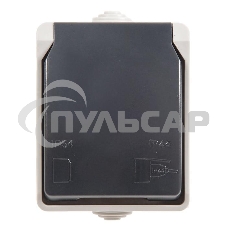 Розетка ИЭК Форс РСб20-3-ФСр1м с/з открытой установки