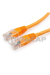 Патч-корд UTP Cablexpert кат.5e, 2м, литой, многожильный, оранжевый