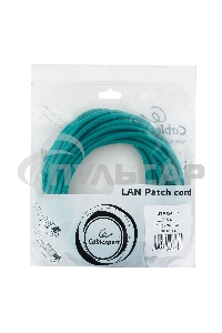 Патч-корд UTP Cablexpert кат.5e, 5м, литой, многожильный (зеленый)