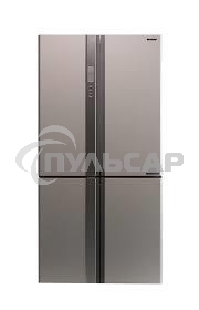 Холодильник Sharp SJ-EX98FBE бежевый трехкамерный 394/211 л морозилка снизу, No Frost, Side by Side