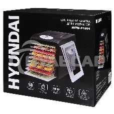 Сушка для фруктов и овощей Hyundai HYFD-P1801 18под. 700Вт черный