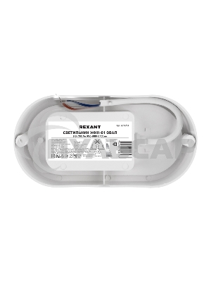 Светильник светодиодный пылевлагозащищенный Rexant ЖКХ-01 овал 8 Вт 700 Лм IP65 4000 K 155 мм