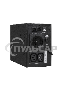 Источник бесперебойного питания ExeGate SpecialPro Smart LLB-650.LCD.AVR.1SH.2C13.RJ.USB 650VA/360W, LCD, AVR,1*Schuko+2*C13, RJ45/11,USB, металлический корпус, черный