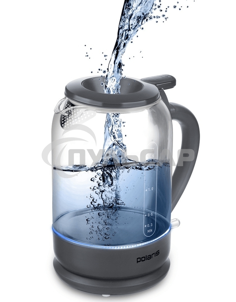 Чайник электрический Polaris PWK 1759CGL, черный