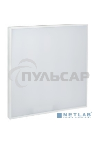 Светильник светодиодный Iek LDVO0-6576-50-4000-K01 ДВО 6576 595х595х25мм 50Вт 4000К опал аналог люм.свет. 4х18 накладных или в потолок Армстронг