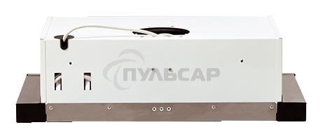 Вытяжка встраиваемая Elikor Интегра 45П-400-В2Л белый/нержавеющая сталь, 45 см, 400 куб. м/ч, 55 дБ