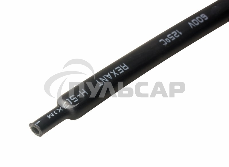 Трубка термоусадочная 12.0/4.0 1м с клеев. подсл. черный Rexant 21-2008