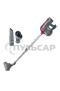 Пылесос вертикальный Galaxy GL 6255 серый/красный, питание от сети, 150 Вт, уборка сухая, пылесборник 0.8 л