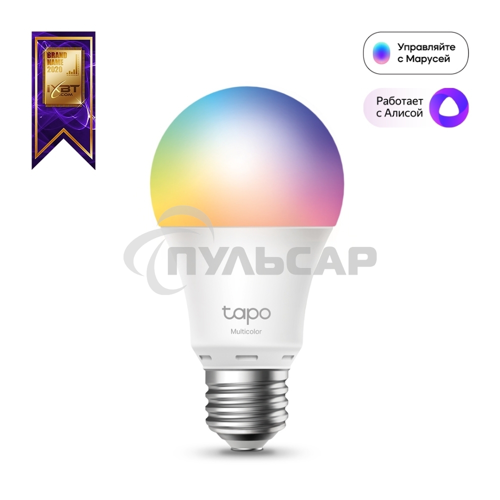 Умная Wi-Fi лампа/ Smart Wi-Fi Light Bulb, Multicolor, 2-Pack