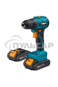 Дрель-шуруповерт Bort BAB-21-BLK, Аккумуляторная, 21В, 2 АКБ