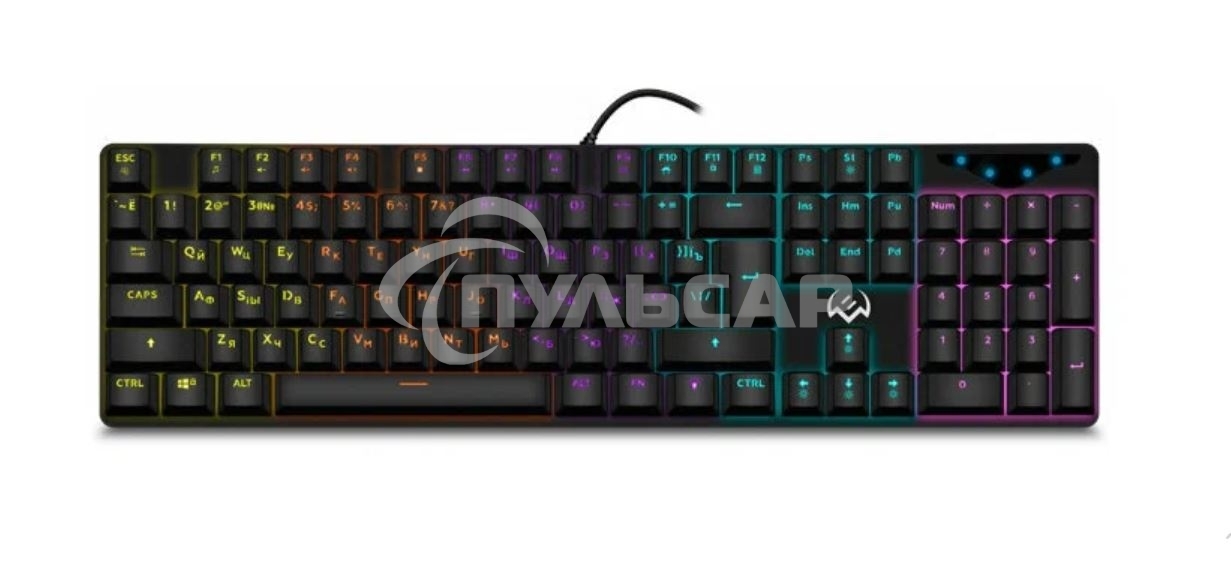 Клавиатура проводная игровая Sven KB-G9300 черная (Outemu Blue switches,104кл., подсветка)
