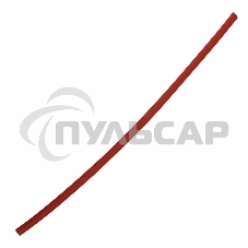 Термоусаживаемая трубка с клеевая Rexant 3,0/1,0 мм, красная, упаковка 10 шт. по 1 м