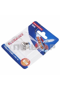 Кнопка антивандальная Ø16 Б/Фикс (2с винт) (ON)-OFF выпуклая (A16-A3) Rexant (в упак. 1шт.)