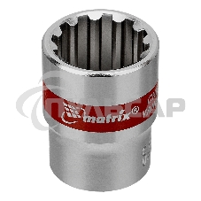 Набор универсальных торцевых головок Matrix 1/4