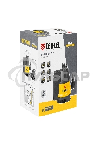 Дренажный насос DP800A, 800 Вт, подъем 5 м, 13000 л/ч Denzel