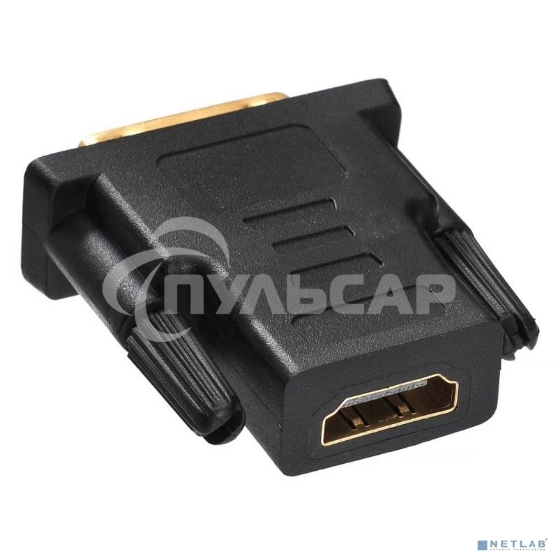 Адаптер Buro HDMI-19FDVID-M ADPT HDMI-19M(F)/DVI-D(M) с позол. конт.