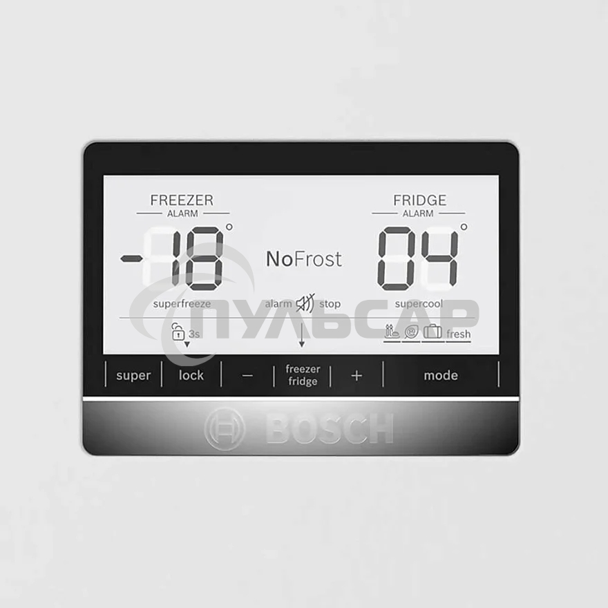 Холодильник Bosch KGN86AW32U белый двухкамерный 479/140л морозилка снизу, No Frost