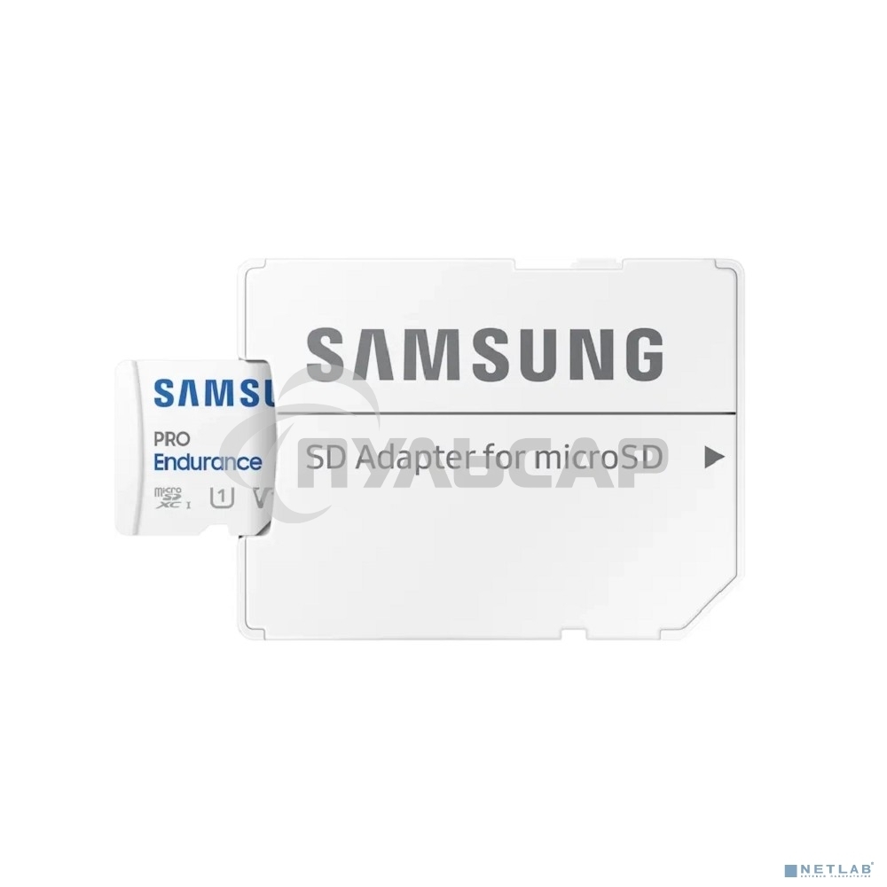 Флеш карта microSDXC 64Gb Samsung PRO Endurance (для видеорегистратора) Class 10, UHS-I, W 30 МБ/с, R 100 МБ/с, <MB-MJ64KA/APC> адаптер на SD