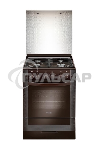 Плита газовая Gefest ПГ 6300-02 0047 коричневый, конфорок 4 шт, духовка 52 л, 60 см x 85 см x 60 см