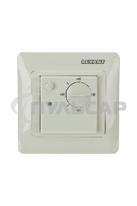 Терморегулятор механическийRX-308G (бежевый) (совместим с Schneider серии Glossa) Rexant