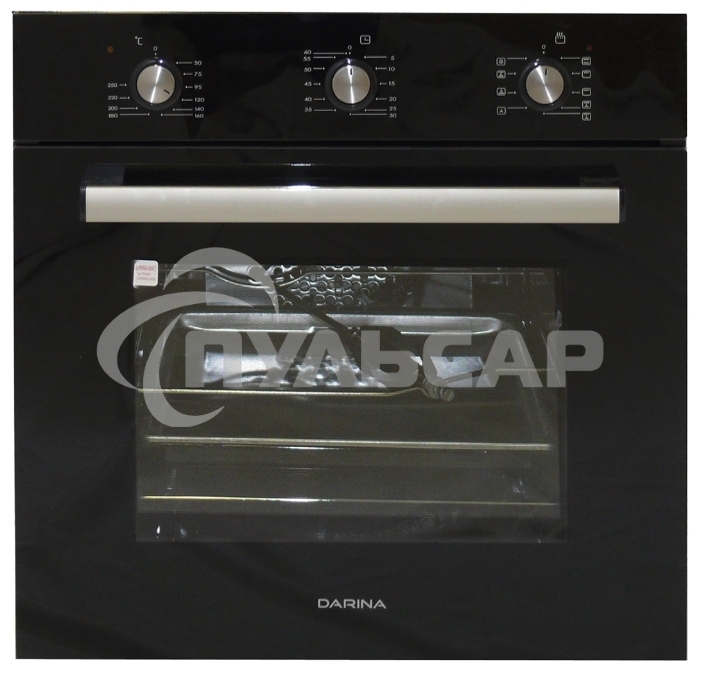 Духовой шкаф электрический Darina 1V5 BDE 111 705 B черный, встраиваемый