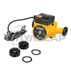 Циркуляционный насос CP25-4, напор 4 м, 50 л/мин, 1 м кабель, монт. длина 180 мм Denzel