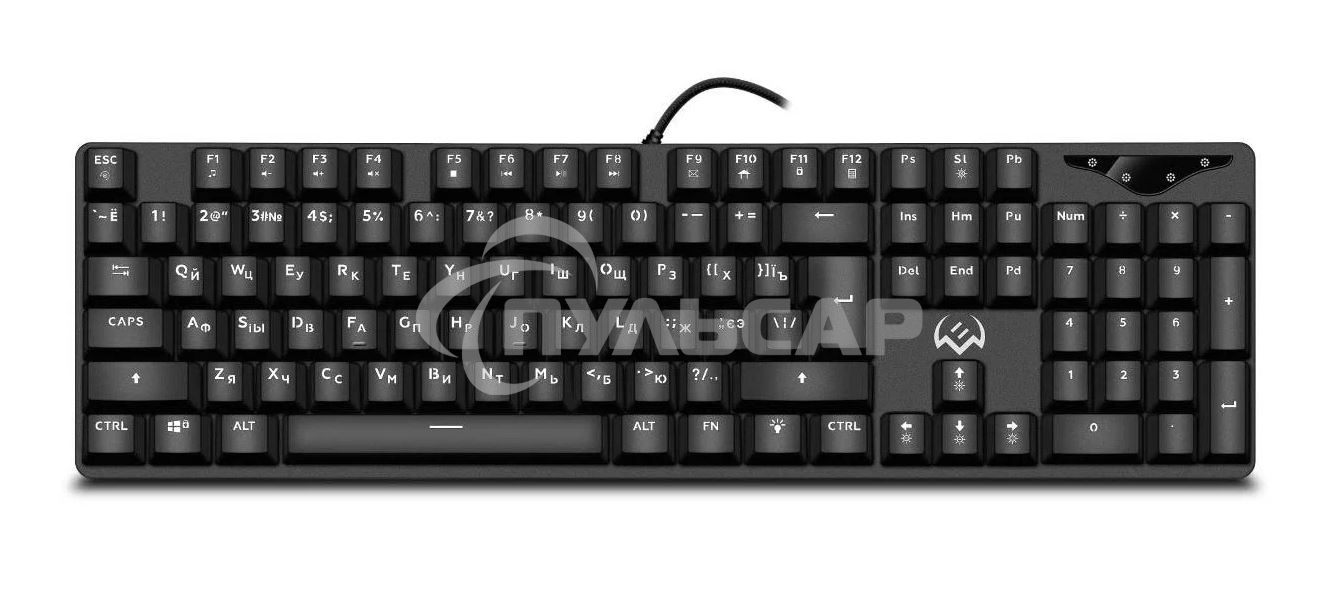 Клавиатура проводная игровая Sven KB-G9300 черная (Outemu Blue switches,104кл., подсветка)