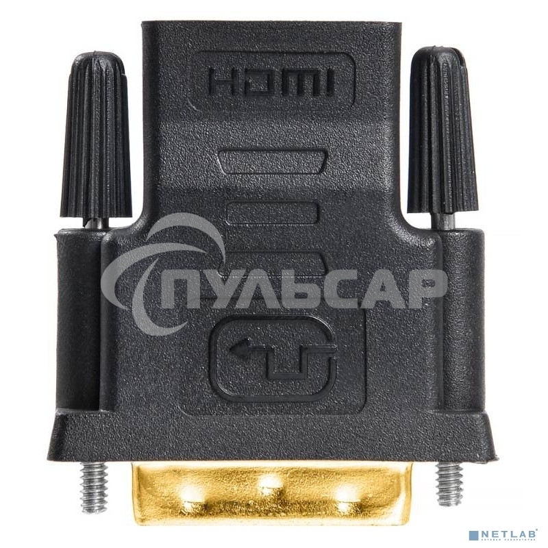 Адаптер Buro HDMI-19FDVID-M ADPT HDMI-19M(F)/DVI-D(M) с позол. конт.