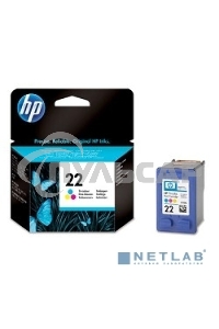 Картридж струйный HP 22 C9352AE многоцветный для HP DJ 3920/3940/PSC 1410 (165стр.)