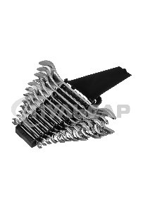 Набор ключей рожковых Matrix, 6 х 32 мм, 12 шт., CrV, хромированные