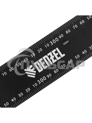 Угольник, 400 х 600 мм, алюминиевый, лазерная гравировка Denzel